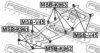 MITSUBISHI MB513386 Mounting, axle beam